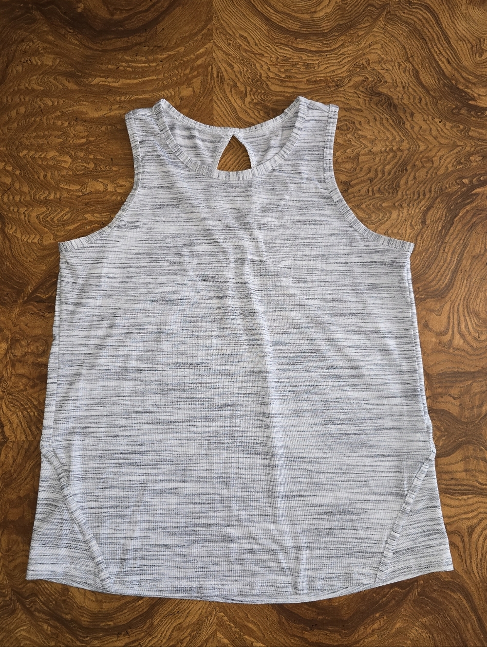 Athleta Girl Limitless Keyhole Tank Top Grey Heather Girls XL (14)